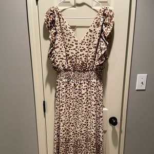 NEVER WORN! Leopard Express Dress